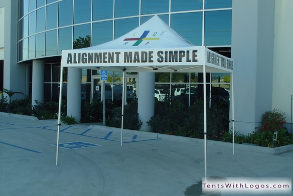 10 x 10 Pop Up Tent - Aligment Made Simple